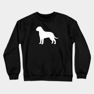 Bullmastiff Silhouette Crewneck Sweatshirt